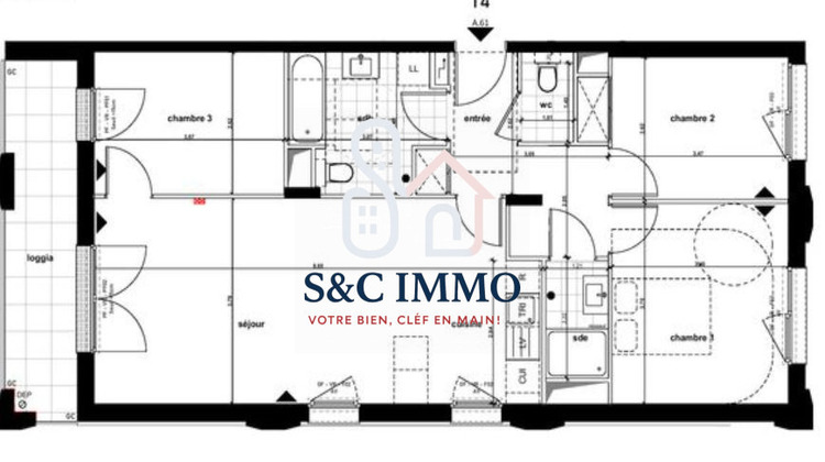 Ma-Cabane - Vente Appartement Aubervilliers, 82 m²