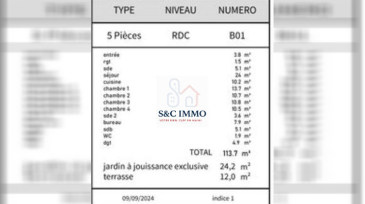 Ma-Cabane - Vente Appartement Aubervilliers, 114 m²