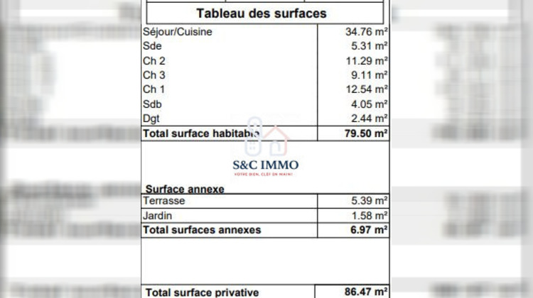 Ma-Cabane - Vente Appartement Aubervilliers, 79 m²