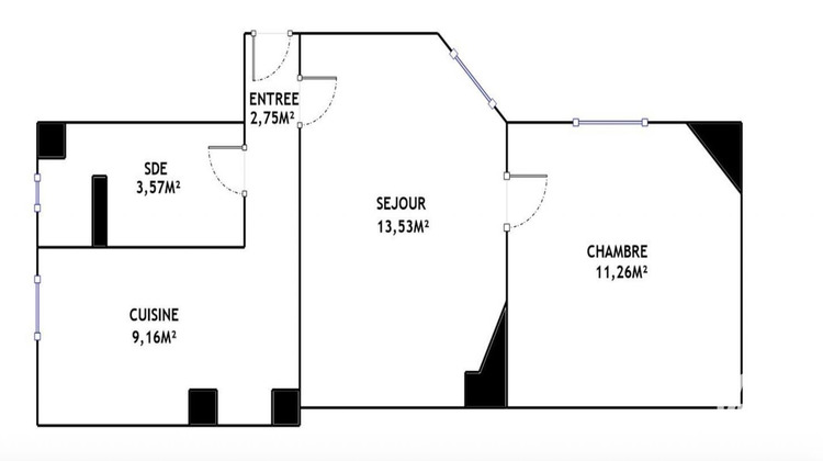 Ma-Cabane - Vente Appartement Aubervilliers, 41 m²