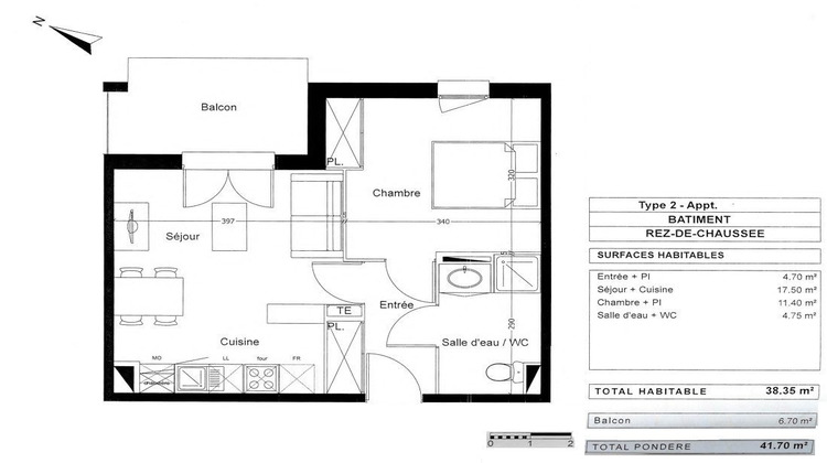 Ma-Cabane - Vente Appartement Aucamville, 38 m²