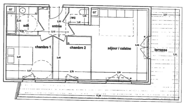 Ma-Cabane - Vente Appartement AULNAY-SOUS-BOIS, 55 m²