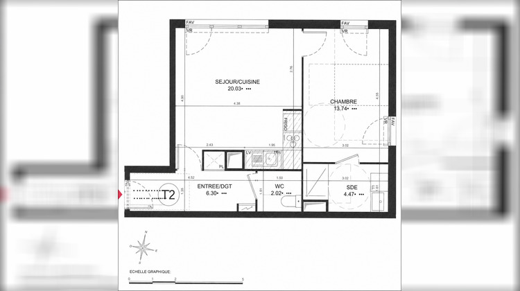 Ma-Cabane - Vente Appartement Aulnay-sous-Bois, 47 m²