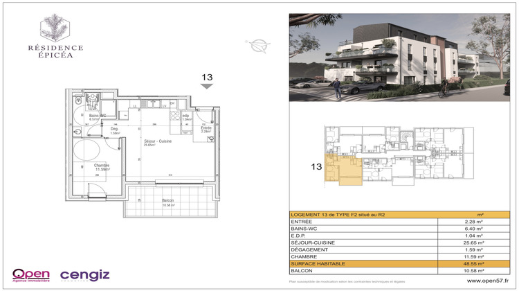 Ma-Cabane - Vente Appartement Aumetz, 48 m²
