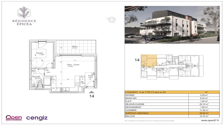 Ma-Cabane - Vente Appartement Aumetz, 48 m²