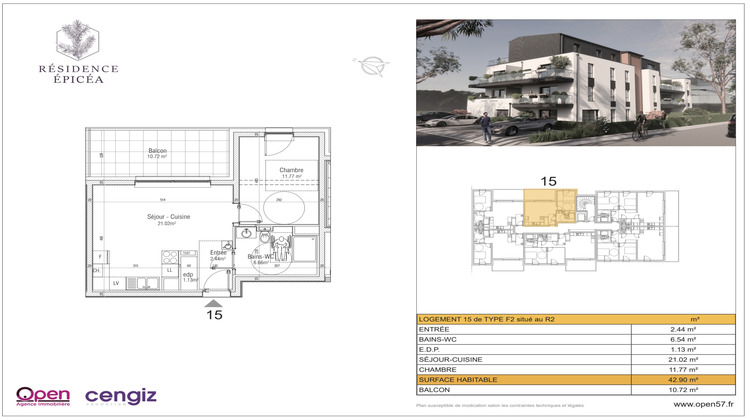 Ma-Cabane - Vente Appartement Aumetz, 42 m²