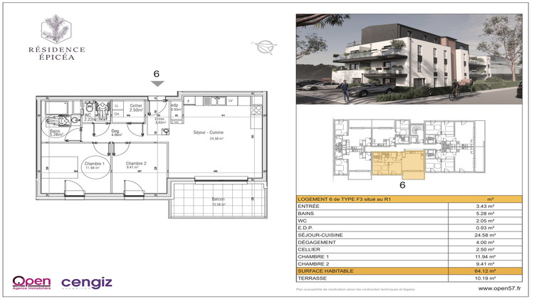 Ma-Cabane - Vente Appartement Aumetz, 64 m²