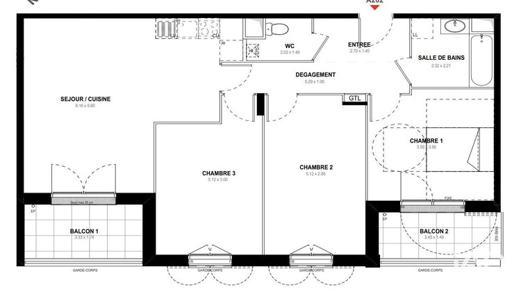 Ma-Cabane - Vente Appartement Auray, 83 m²
