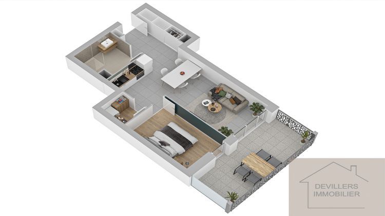 Ma-Cabane - Vente Appartement Avanne-Aveney, 52 m²