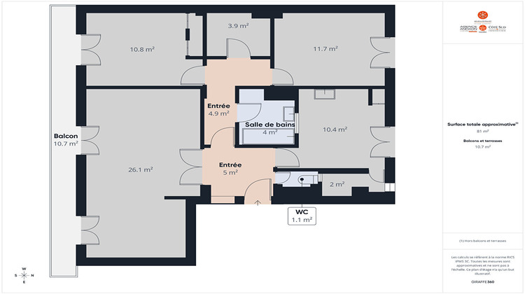 Ma-Cabane - Vente Appartement AVIGNON, 78 m²