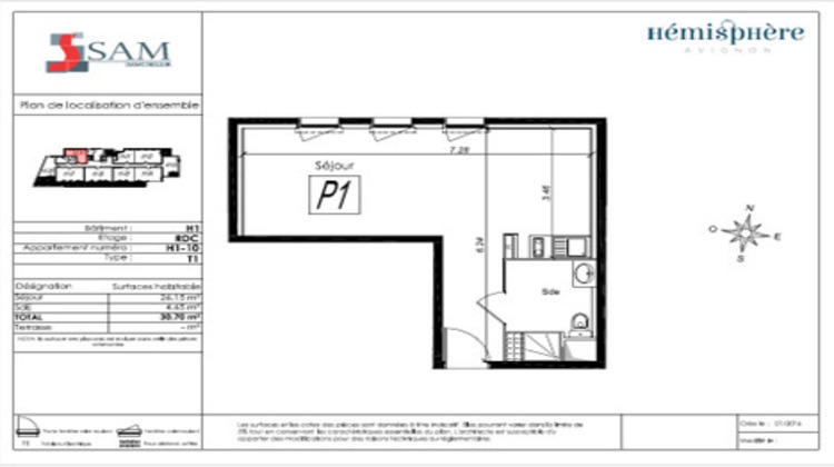 Ma-Cabane - Vente Appartement AVIGNON, 30 m²
