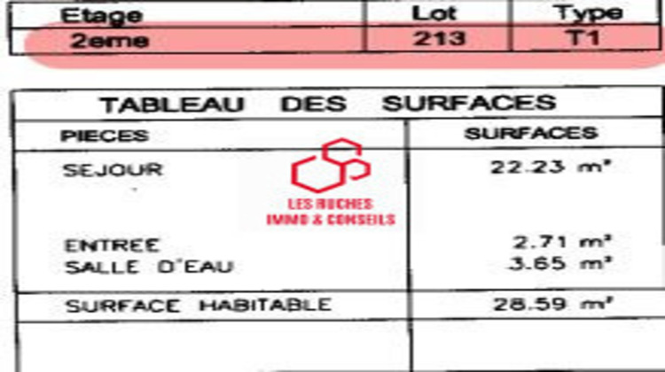 Ma-Cabane - Vente Appartement Avon, 27 m²