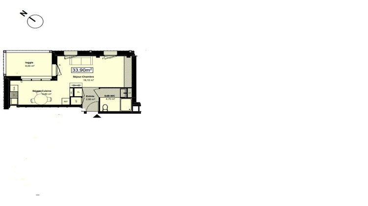 Ma-Cabane - Vente Appartement AVRILLE, 33 m²