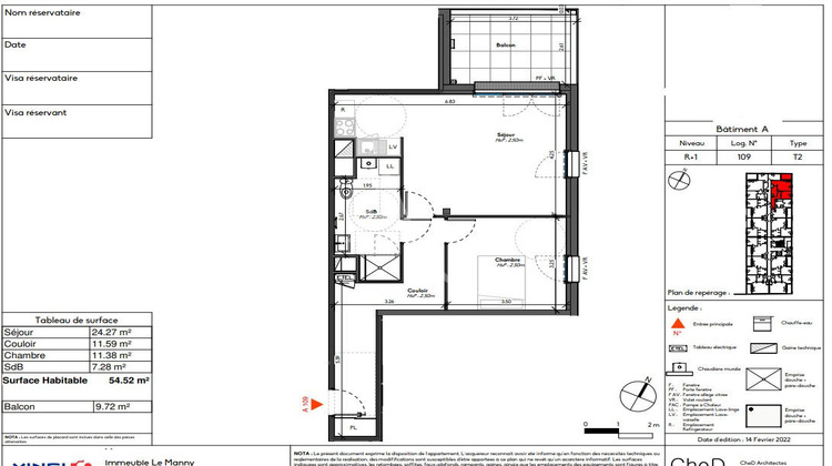 Ma-Cabane - Vente Appartement AVRILLE, 54 m²
