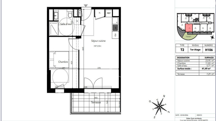 Ma-Cabane - Vente Appartement AVRILLE, 41 m²