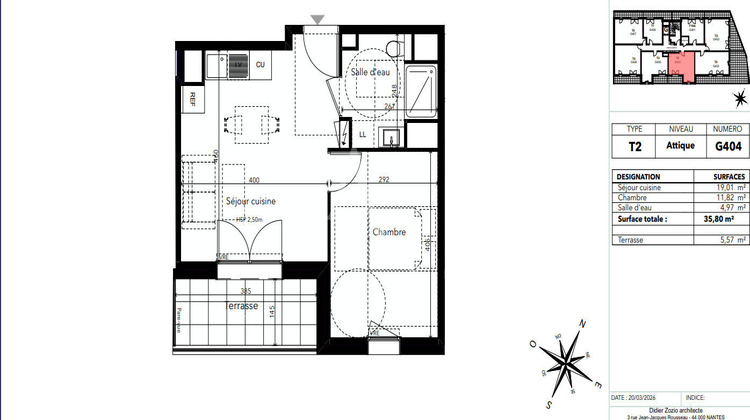Ma-Cabane - Vente Appartement AVRILLE, 35 m²