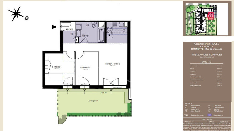 Ma-Cabane - Vente Appartement AVRILLE, 53 m²