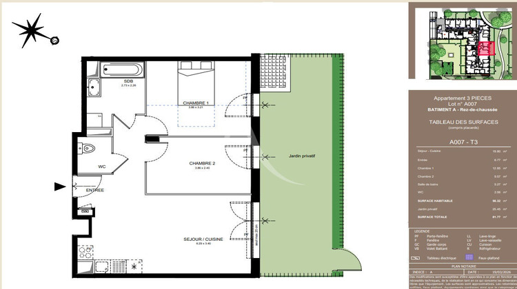 Ma-Cabane - Vente Appartement AVRILLE, 56 m²