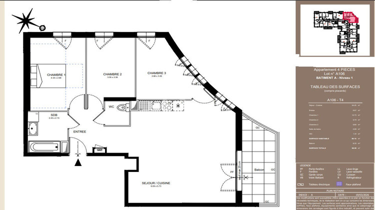 Ma-Cabane - Vente Appartement AVRILLE, 80 m²