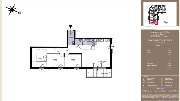 Ma-Cabane - Vente Appartement AVRILLE, 78 m²