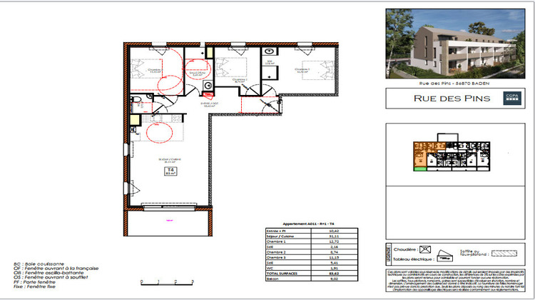 Ma-Cabane - Vente Appartement BADEN, 83 m²