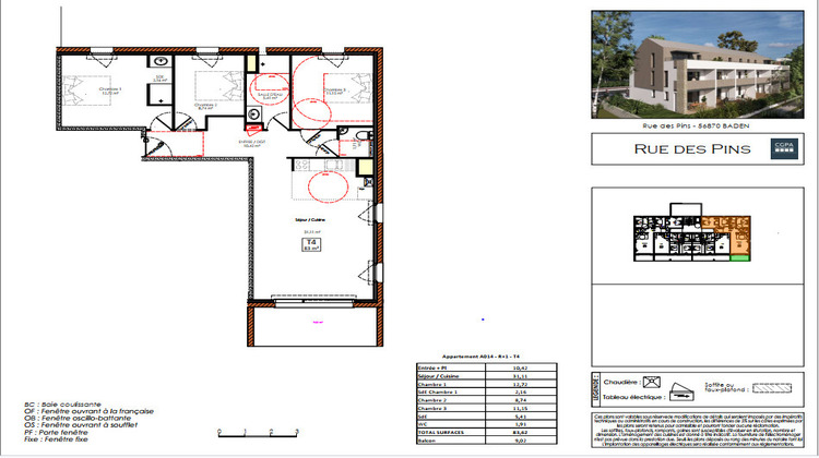 Ma-Cabane - Vente Appartement BADEN, 83 m²