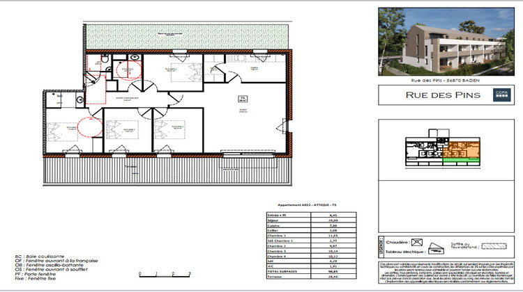 Ma-Cabane - Vente Appartement BADEN, 98 m²