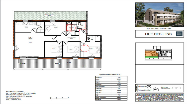 Ma-Cabane - Vente Appartement BADEN, 98 m²