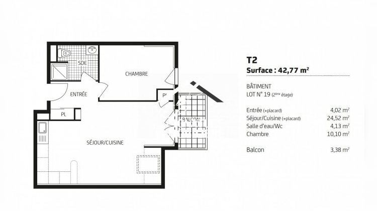 Ma-Cabane - Vente Appartement Bagneaux-sur-Loing, 43 m²