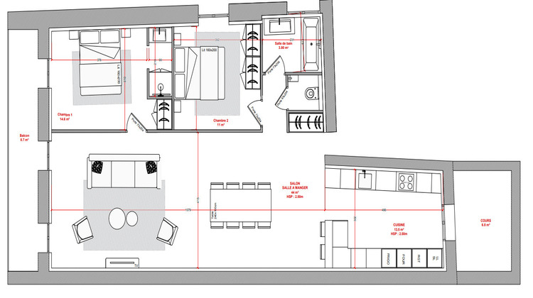 Ma-Cabane - Vente Appartement Bagnères-de-Bigorre, 85 m²