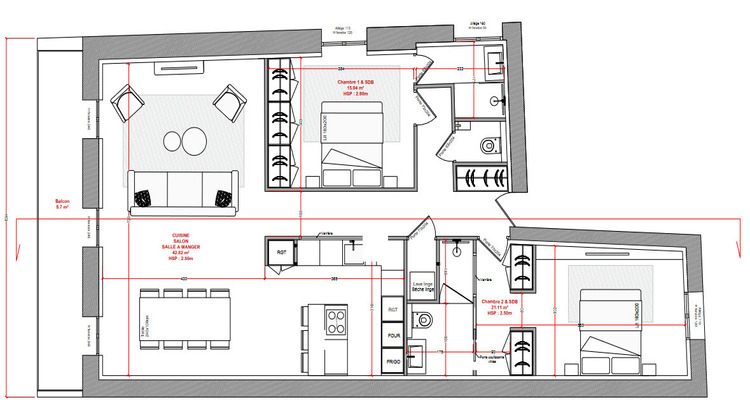 Ma-Cabane - Vente Appartement Bagnères-de-Bigorre, 87 m²