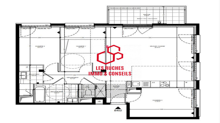 Ma-Cabane - Vente Appartement Bagneux, 86 m²
