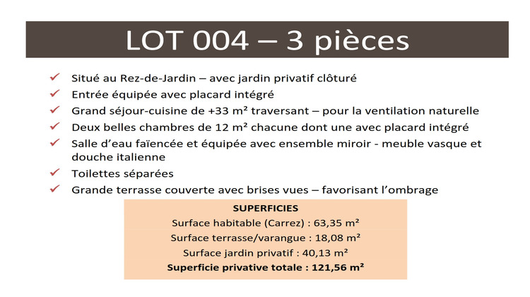 Ma-Cabane - Vente Appartement Baie-Mahault, 63 m²