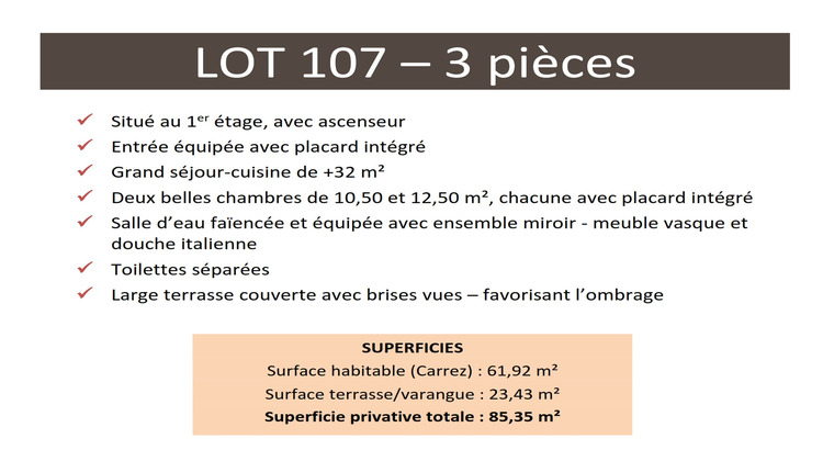 Ma-Cabane - Vente Appartement Baie-Mahault, 61 m²