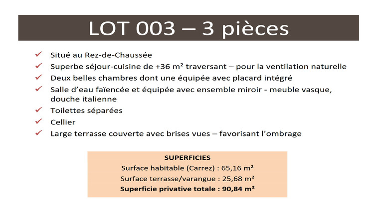 Ma-Cabane - Vente Appartement Baie-Mahault, 65 m²