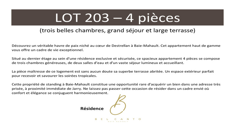 Ma-Cabane - Vente Appartement Baie-Mahault, 83 m²