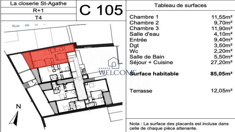 Ma-Cabane - Vente Appartement Baillargues, 85 m²