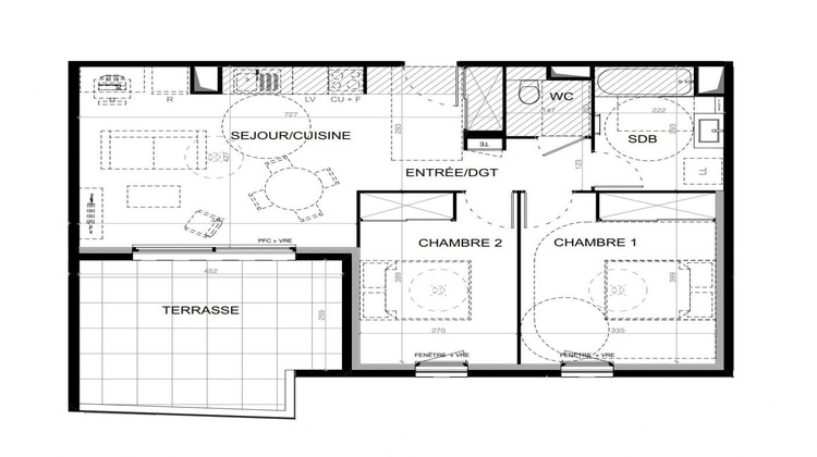 Ma-Cabane - Vente Appartement Baillargues, 61 m²