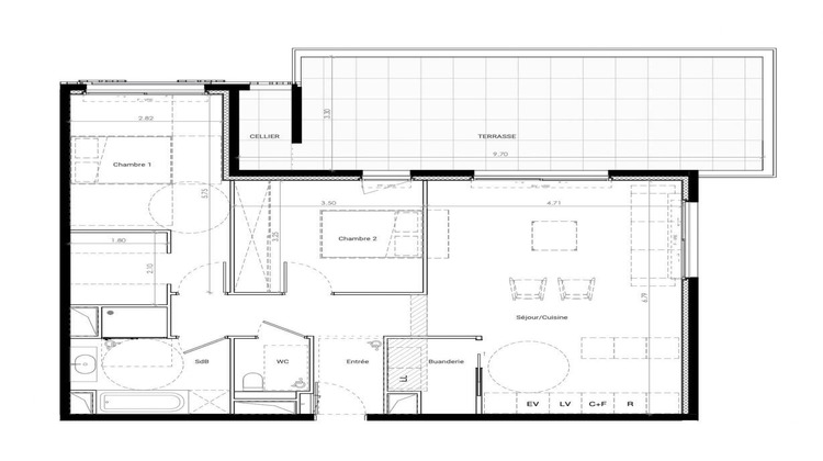 Ma-Cabane - Vente Appartement Baillargues, 79 m²