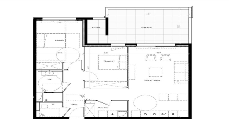 Ma-Cabane - Vente Appartement Baillargues, 71 m²