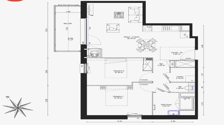 Ma-Cabane - Vente Appartement Bain-de-Bretagne, 63 m²