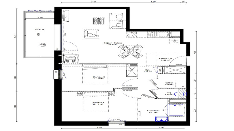 Ma-Cabane - Vente Appartement Bain-de-Bretagne, 44 m²
