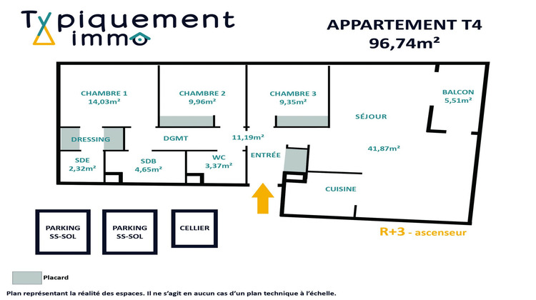 Ma-Cabane - Vente Appartement Balma, 96 m²