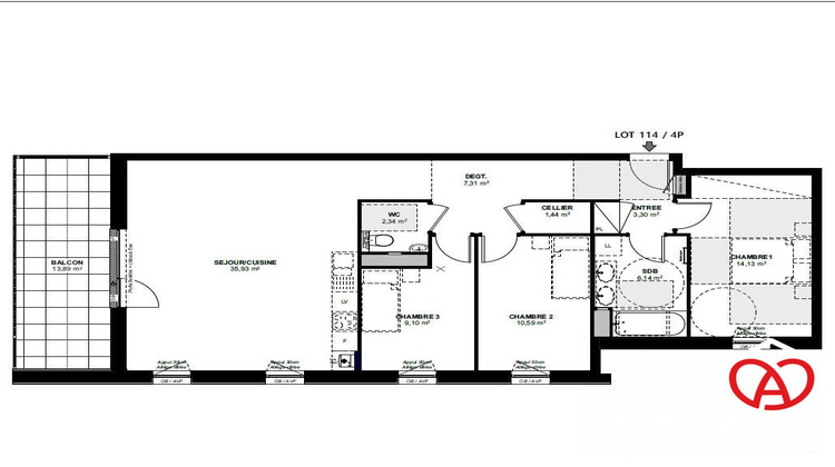 Ma-Cabane - Vente Appartement Barr, 90 m²