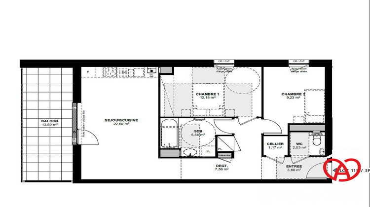 Ma-Cabane - Vente Appartement Barr, 64 m²