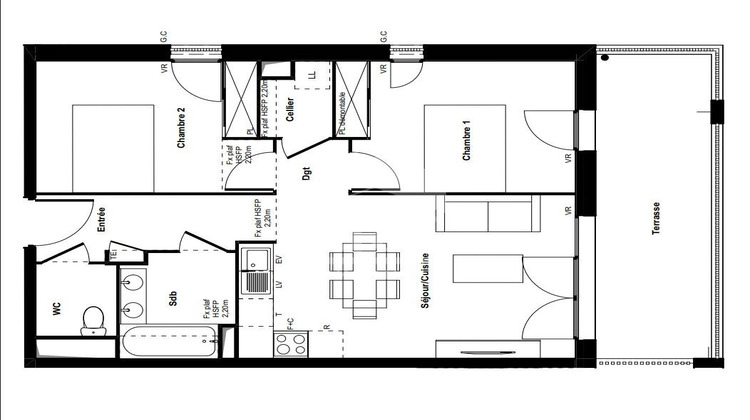 Ma-Cabane - Vente Appartement BAYONNE, 57 m²