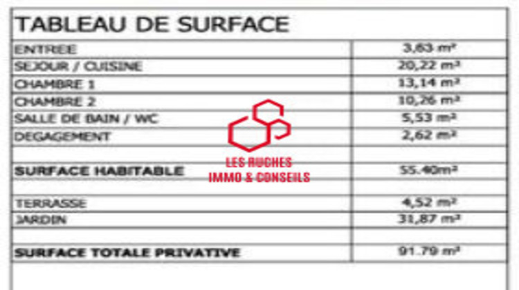 Ma-Cabane - Vente Appartement Beauchamp, 55 m²