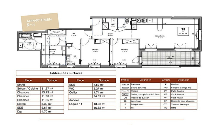 Ma-Cabane - Vente Appartement BEAUNE, 94 m²