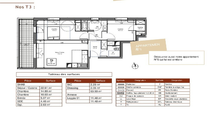 Ma-Cabane - Vente Appartement BEAUNE, 64 m²