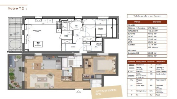 Ma-Cabane - Vente Appartement BEAUNE, 53 m²